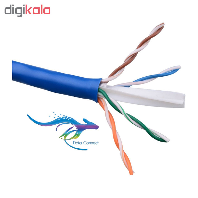 کابل شبکه Cat 6 دیتا کانکت کد 8062