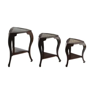 میز عسلی مدل HR120 مجموعه 3 عددی