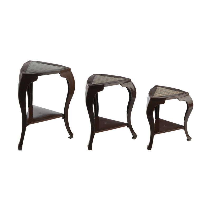 میز عسلی مدل HR120 مجموعه 3 عددی