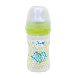 شیشه شیر چیکو مدل قلب ظرفیت 150 میلی لیتر 