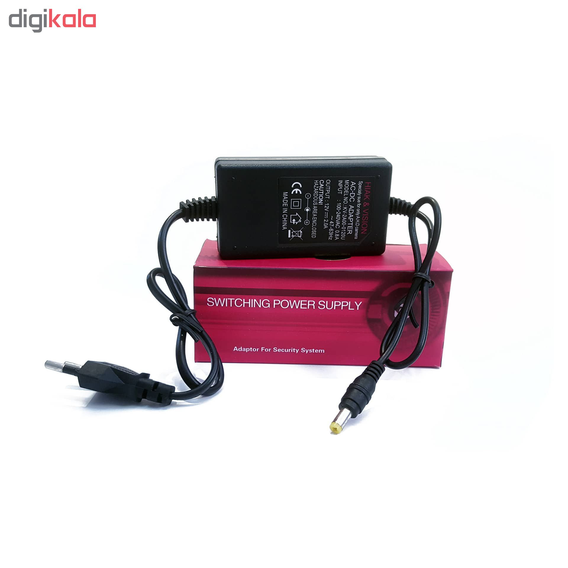 آداپتور برق ۱۲ ولت ۲ آمپر مدل KV-2A00-0120U