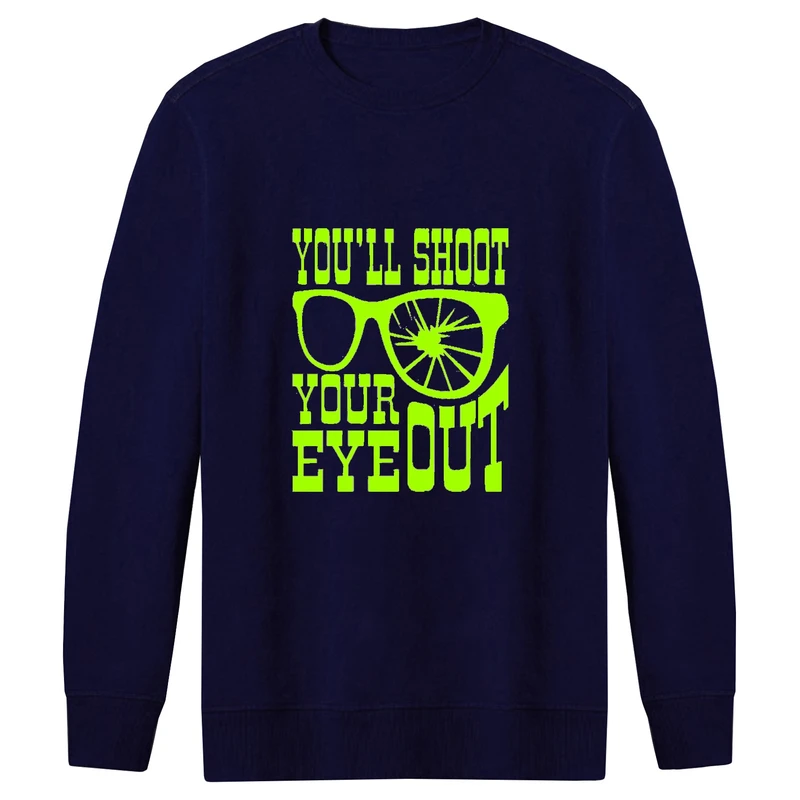 سویشرت مردانه طرح عینک شکسته کد FS88