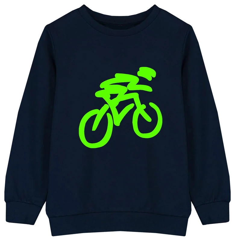 سویشرت پسرانه طرح دوچرخه سوار کد FS48