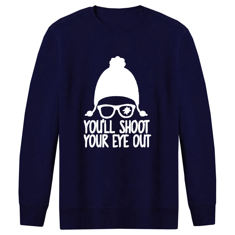 سویشرت مردانه طرح عینکی کد F79