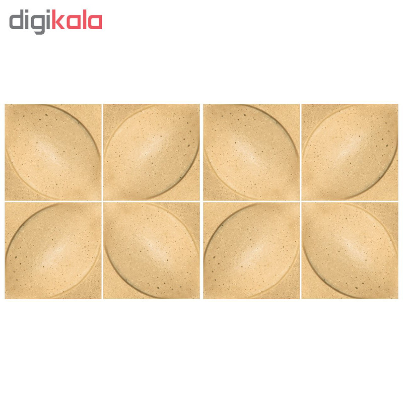 دیوارپوش تندیس و پیکره شهریار مدل آمای کد W1010-15 بسته 8 عددی