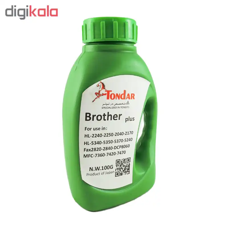 پودر شارژ مشکی 100 گرمی تندر کد 8188