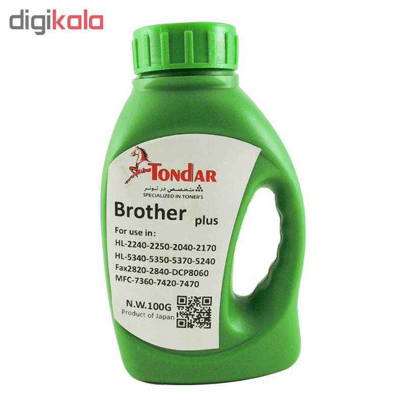 پودر شارژ مشکی 100 گرمی تندر کد 8188 1