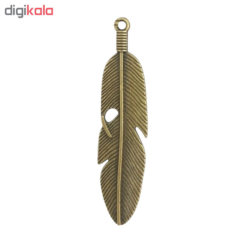 آویز گردنبند دخترانه طرح پر مدل BO001