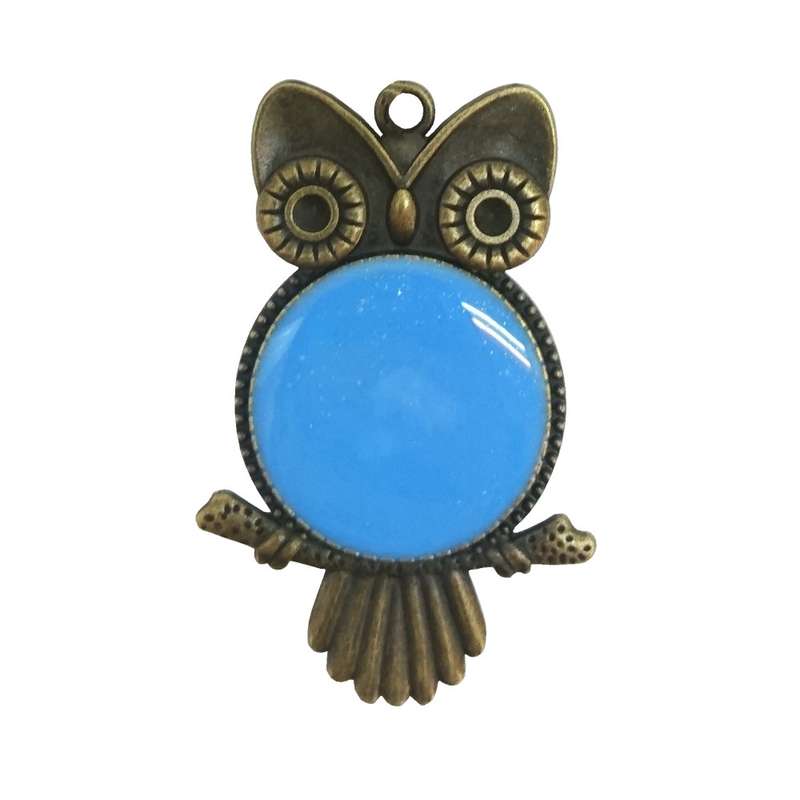 آویز گردنبند دخترانه طرح جغد مدل BO0021 آویز گردنبند دخترانه طرح جغد مدل BO0021