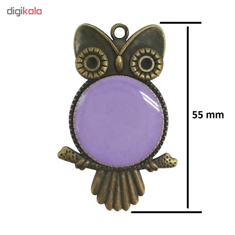 آویز گردنبند دخترانه طرح جغد مدل BO0021 آویز گردنبند دخترانه طرح جغد مدل BO0021