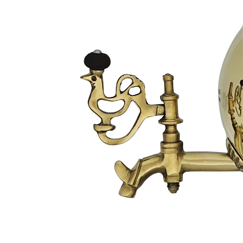 سماور زغالی عبدی مدل کلاسیک گنجایش 5 لیتر