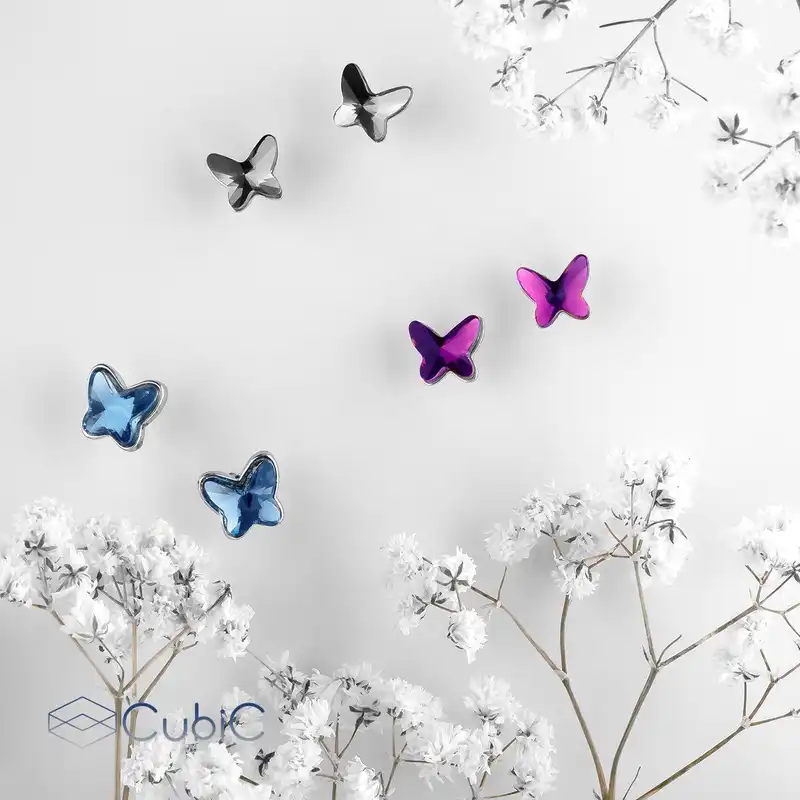 گوشواره زنانه کوبیک مدل QE-441161