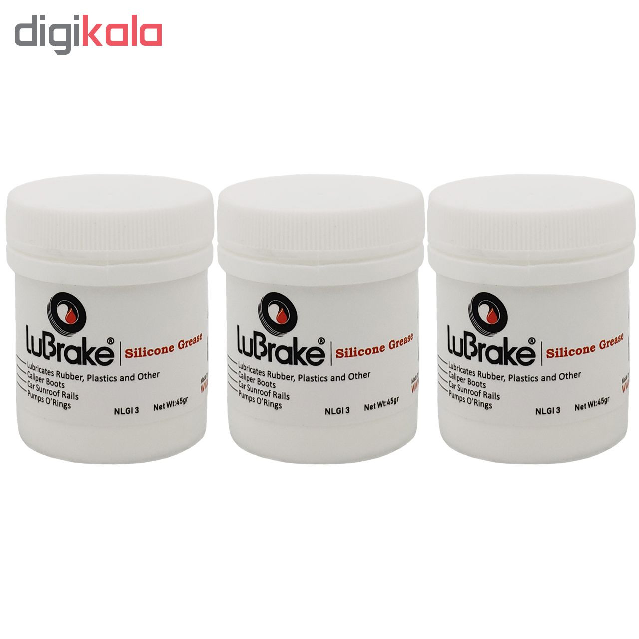 گریس لوبریک مدل SIL وزن 48 گرم بسته 3 عددی