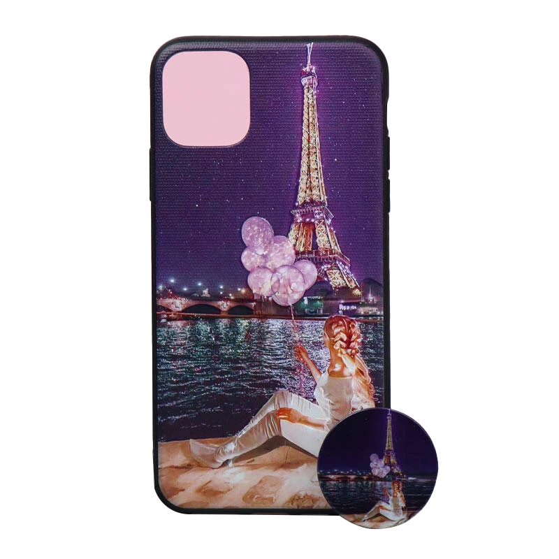 کاور ایکس قاب کد PARIS11 مناسب برای گوشی موبایل اپل iPhone 11promax به همراه پاپ سوکت