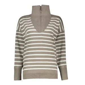 پلیور یقه ایستاده زنانه باینت مدل 955