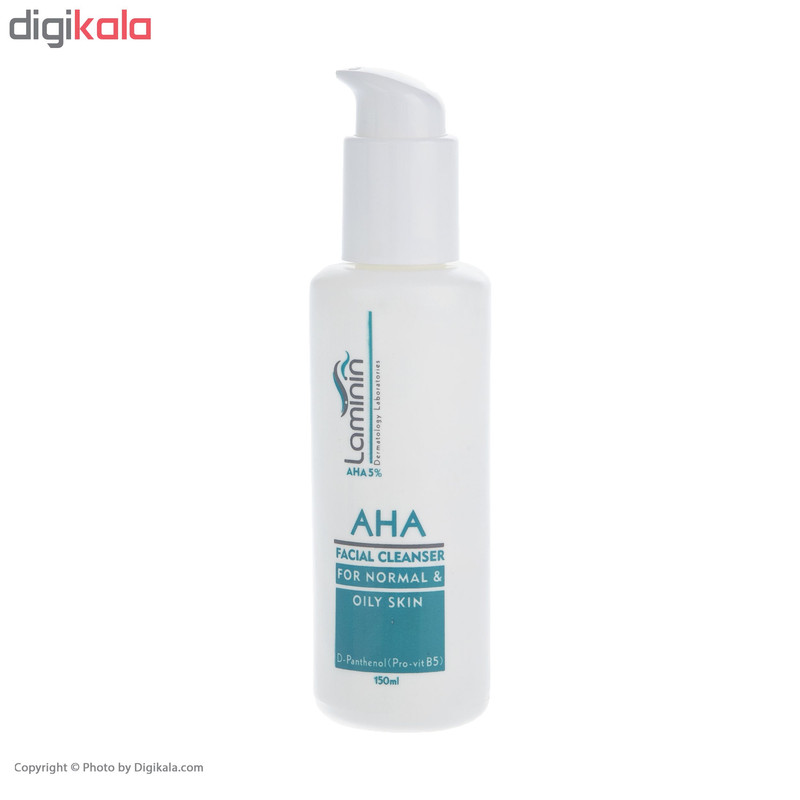 ژل شستشو و پاک کننده صورت لامینین مدل Aha حجم 150 میلی لیتر ژل شستشو و پاک کننده صورت لامینین مدل Aha حجم 150 میلی لیتر