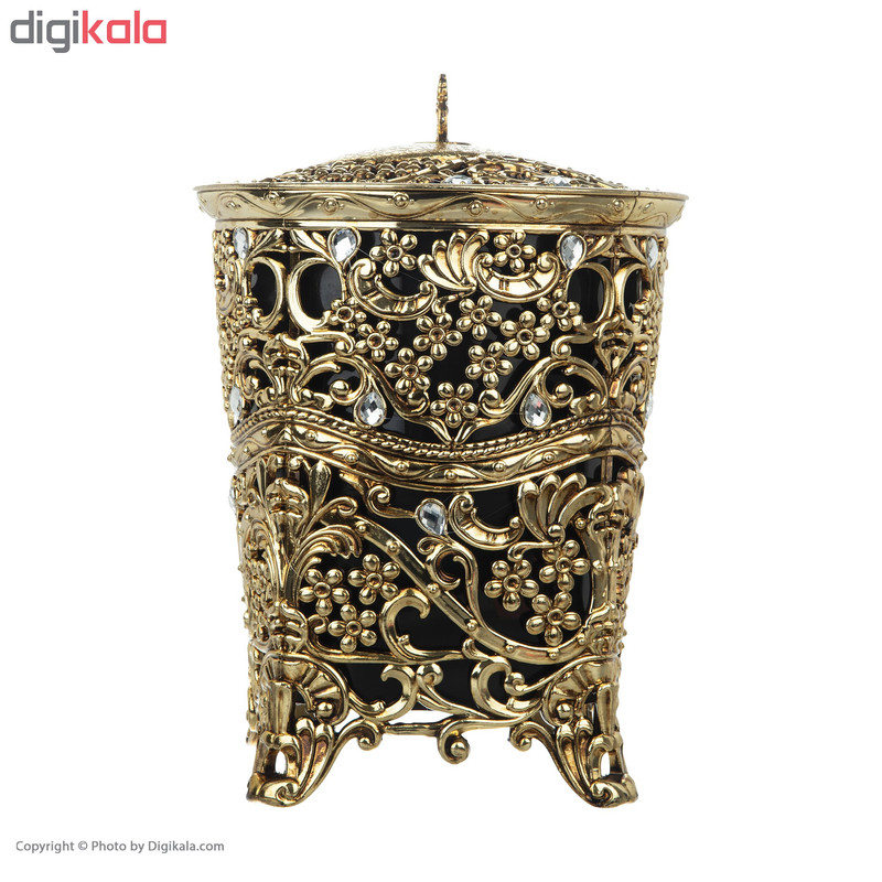 ست سطل و جای دستمال طرح گل  کد 02