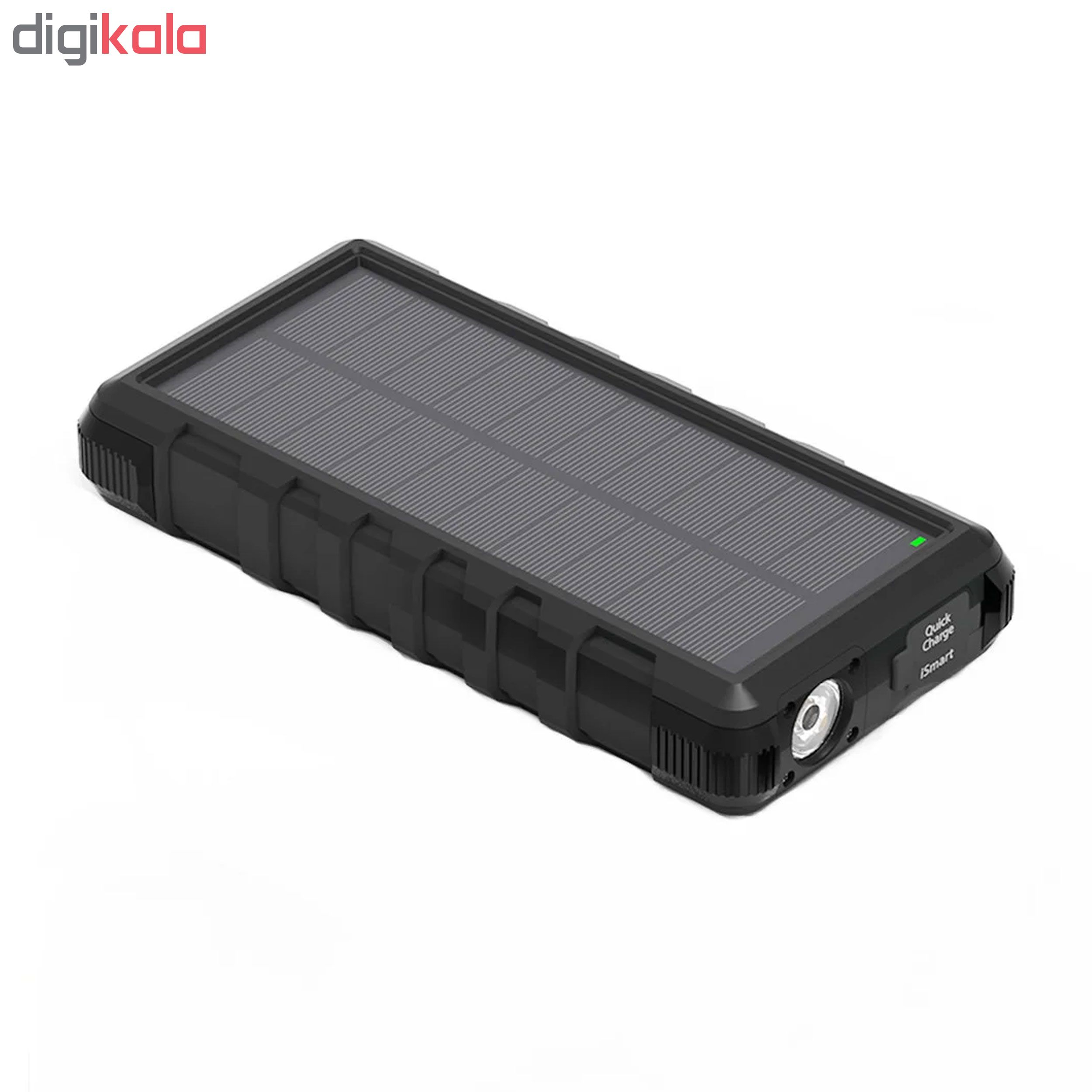 شارژر همراه خورشیدی راو پاور مدل RP-PB083 ظرفیت 25000 میلی آمپر ساعت