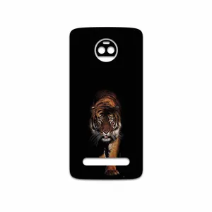 MAHOOT Wild Tiger Cover Sticker for Motorola Moto Z2 Force