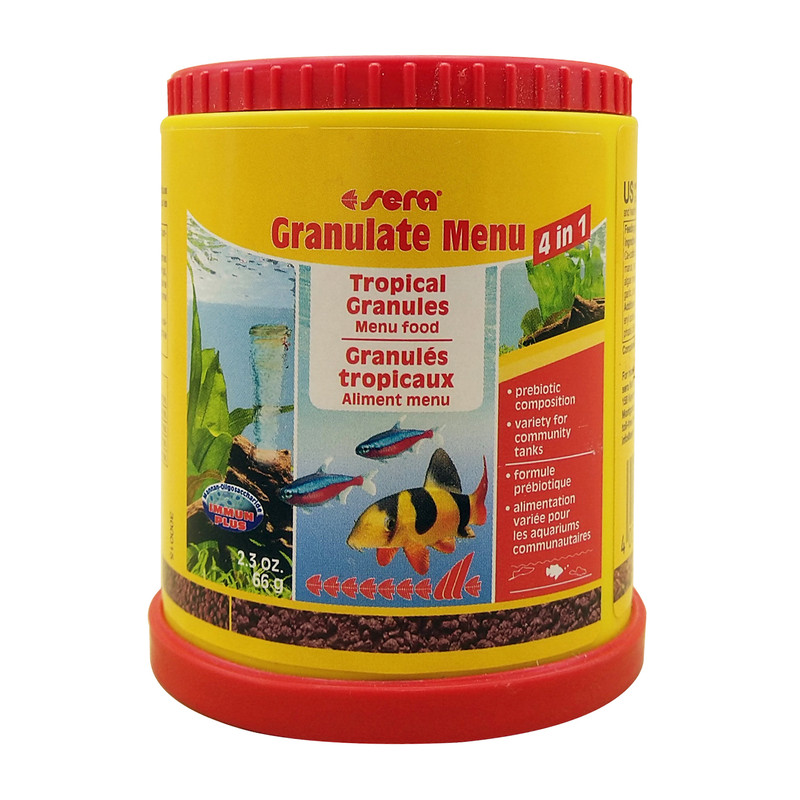غذای آکواریوم گرانولات منو سرا مدل A12 وزن 66 گرم