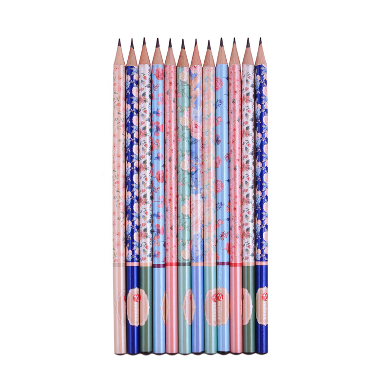 مداد مشکی پرودون مدل FLOWER مجموعه 12 عددی مداد مشکی پرودون مدل FLOWER مجموعه 12 عددی
