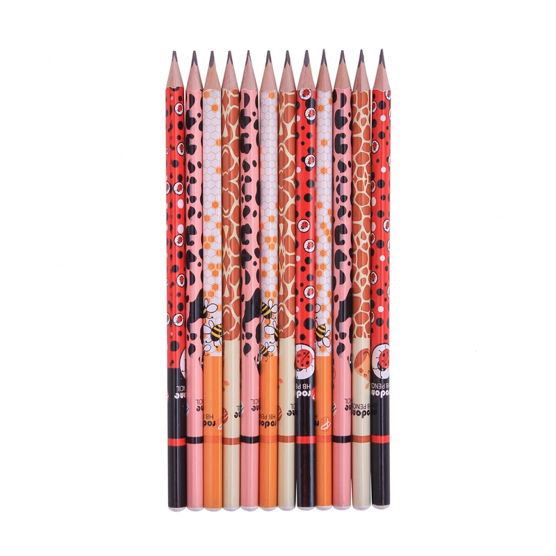 مداد مشکی پرودون مدل JUNGLE مجموعه 12 عددی