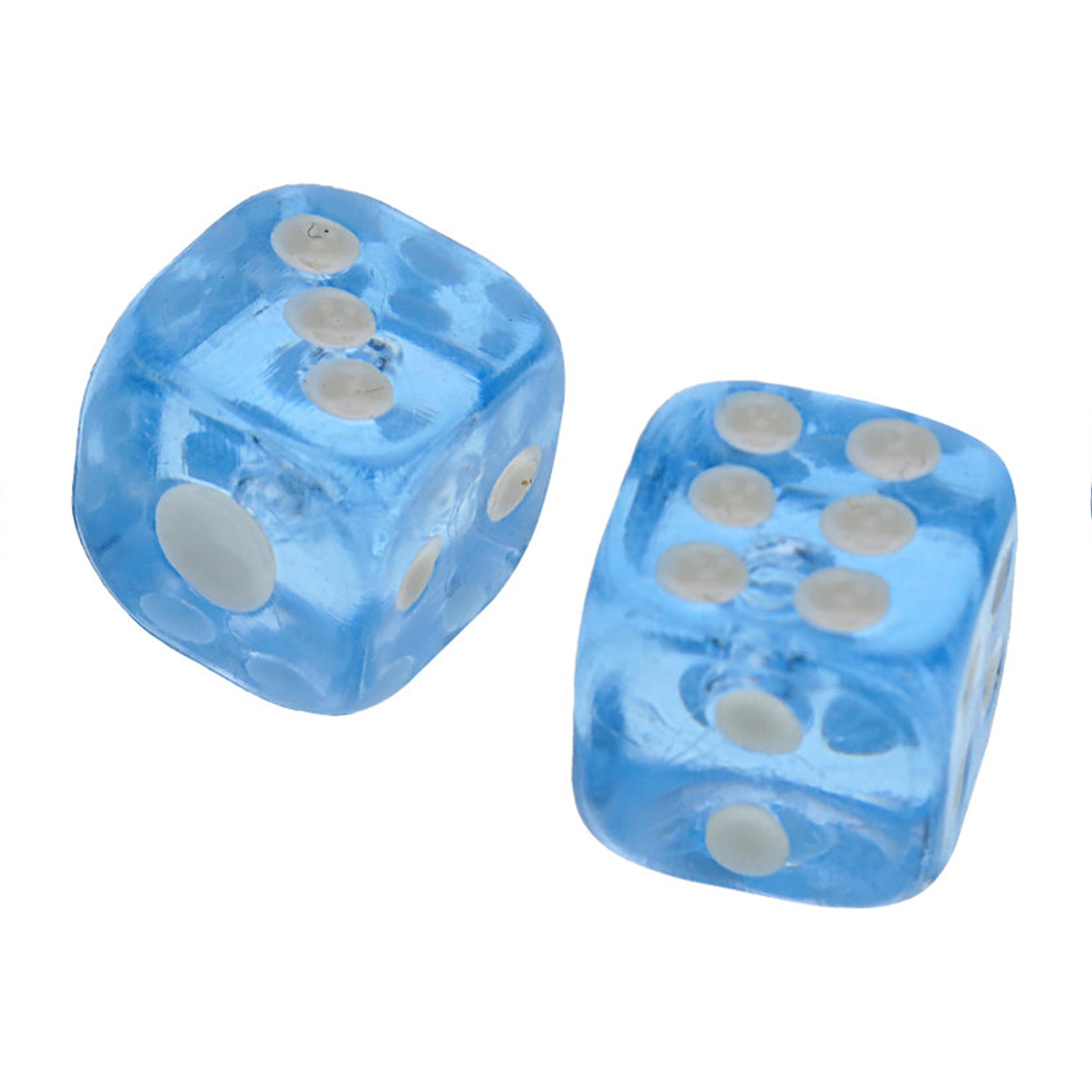 تاس بازی مدل شفاف کد RNDMDICE-028 بسته 20 عددی