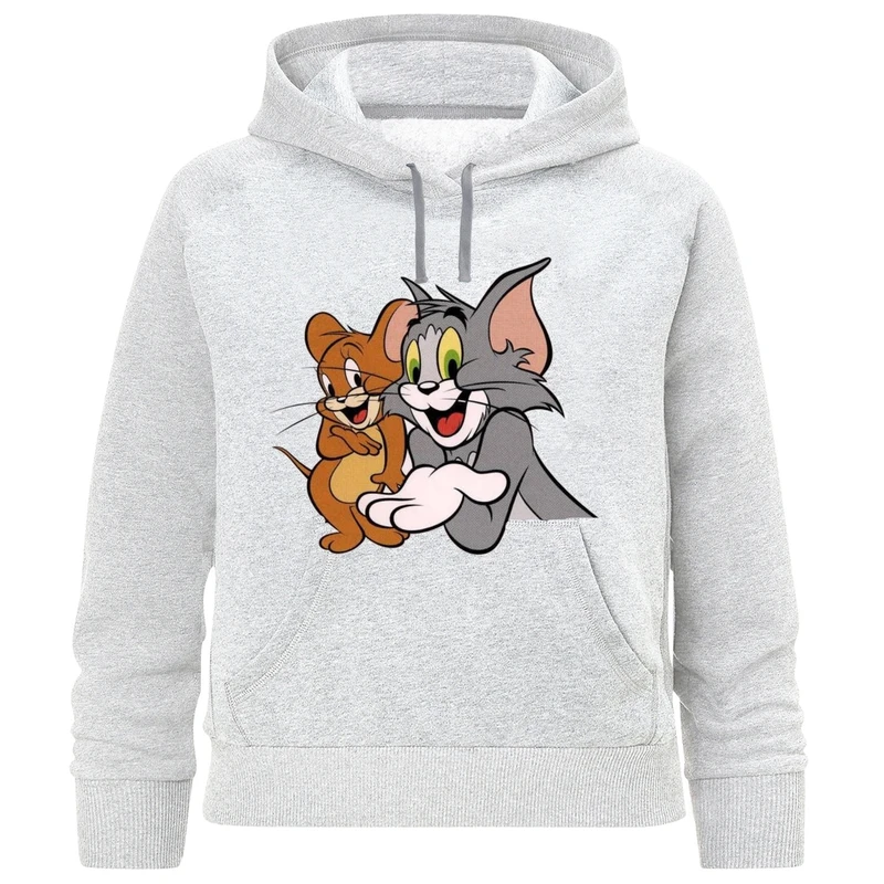 هودی دخترانه طرح تام و جری کد F278