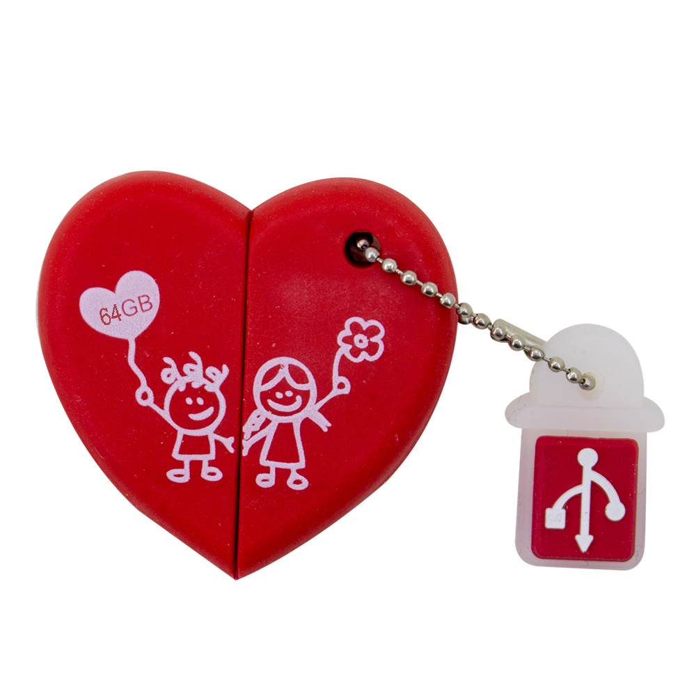 فلش مموری کینگ استار مدل Love USB KS245 ظرفیت 64 گیگابایت