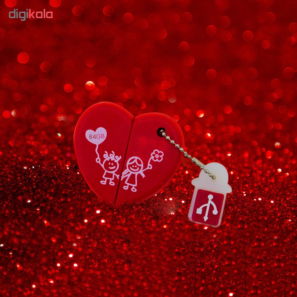 فلش مموری کینگ استار مدل Love USB KS245 ظرفیت 64 گیگابایت