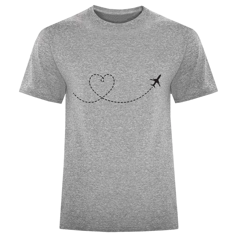 تیشرت آستین کوتاه مردانه طرح هواپیما کد F13