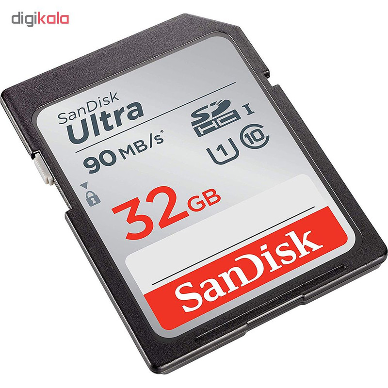 کارت حافظه SDHC سن دیسک مدل Ultra کلاس 10 استاندارد UHS-I U1 سرعت 90MBps ظرفیت 32 گیگابایت