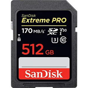 کارت حافظه SDXC سن دیسک مدل Extreme Pro V30 کلاس 10 استاندارد UHS-I U3 سرعت 170mbps ظرفیت 512 گیگابایت