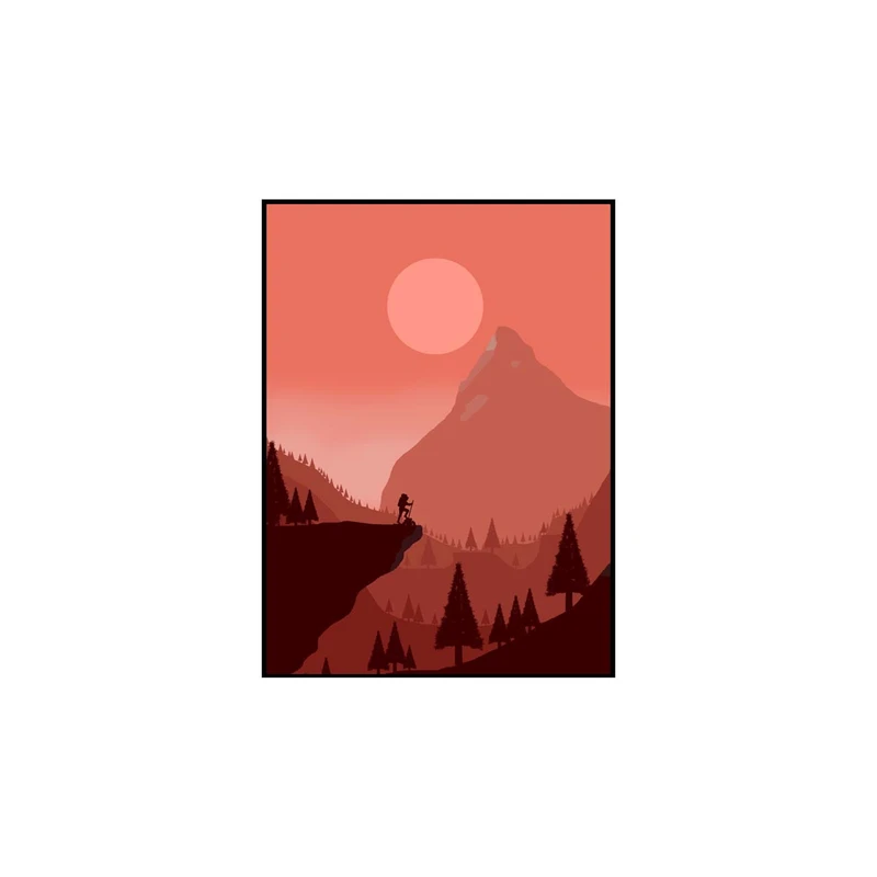  استیکر تیداکس گروپ طرح طبیعت مدل TII409