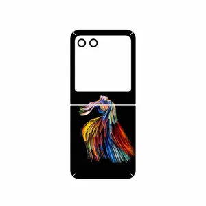 MAHOOT Rainbow Hair Digital Art Cover Sticker for Motorola Razr 40 Ultra