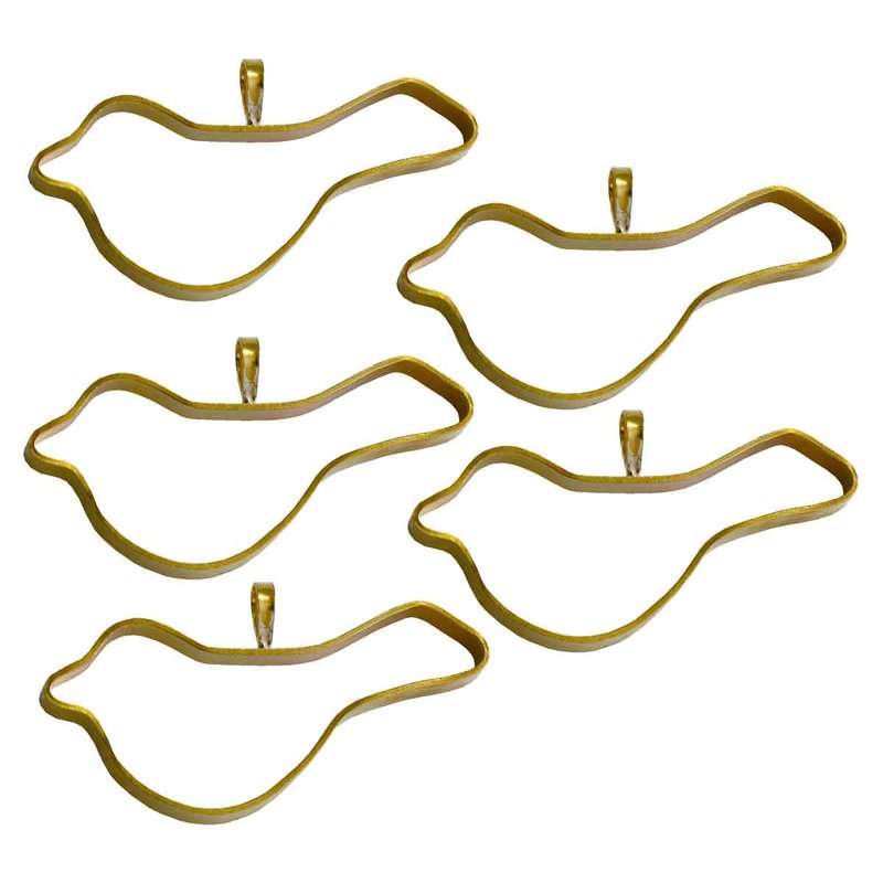 قالب رزین مدل کبوتر  کد Fr210 بسته 5 عددی