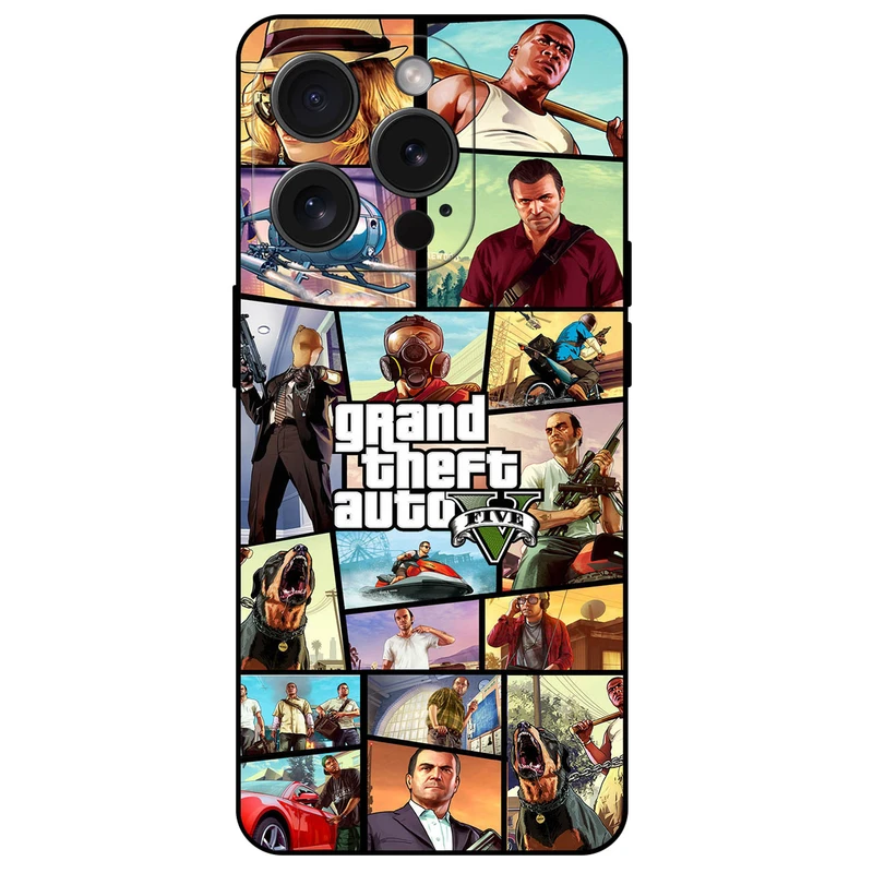 کاور مگافون طرح جی تی ای مدل 8240 مناسب برای گوشی موبایل اپل iPhone 15 Pro Max  