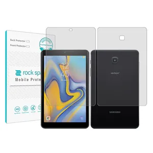 Rockspace model Hygel screen protector suitable for Samsung Galaxy Tab A 8.0 2018 tablet along with tablet back protector