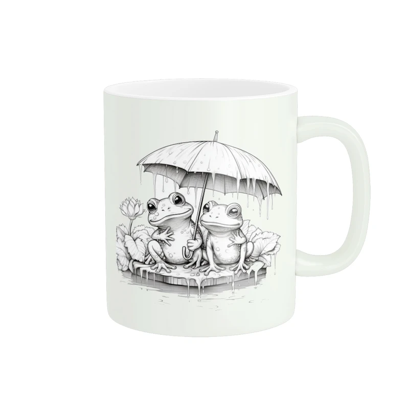 ماگ پاد آفرین طرح قورباغه کد 221