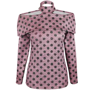 بلوز زنانه مدل خال خالی کد 202105