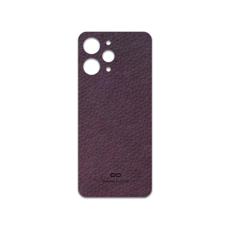 برچسب پوششی ماهوت مدل Purple-Leather مناسب برای گوشی موبایل شیائومی Redmi 12
