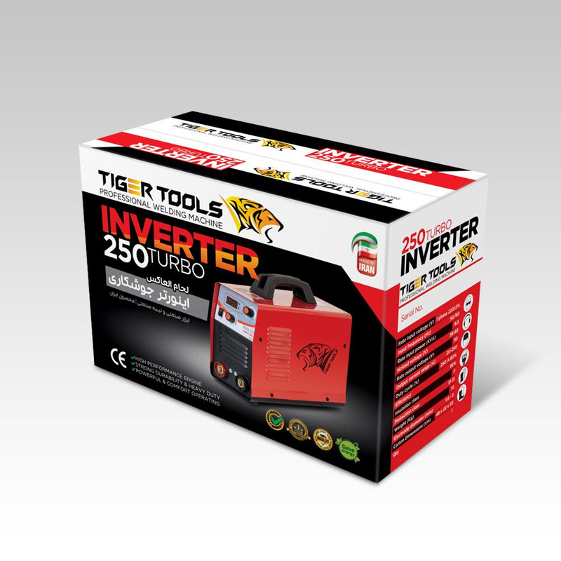 دستگاه جوش 250 آمپر تایگر تولز مدل 250Turbo دستگاه جوش 250 آمپر تایگر تولز مدل 250Turbo