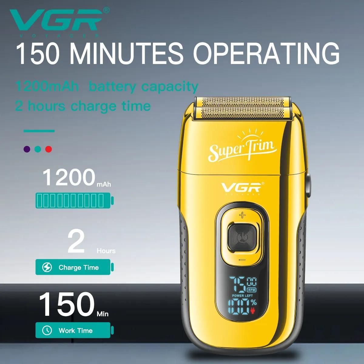 ماشین اصلاح موی سر و صورت وی جی ار مدل V-332 -  - 3