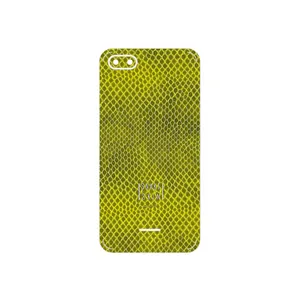 MAHOOT Yellow Snake Skin Cover Sticker for Xiaomi Redmi 6A