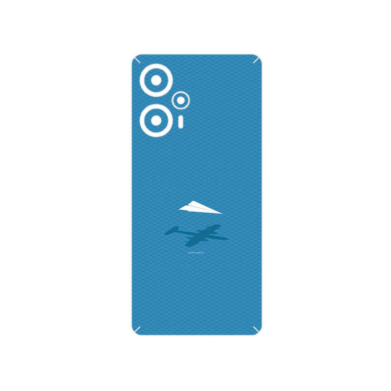 برچسب پوششی ماهوت مدل Minimal Paper Airplane مناسب برای گوشی موبایل شیائومی Poco F5