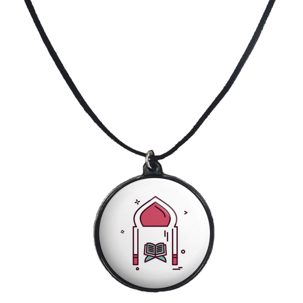 گردنبند پرمانه طرح جشن تکلیف کد pmb.25775 مدل دو طرفه