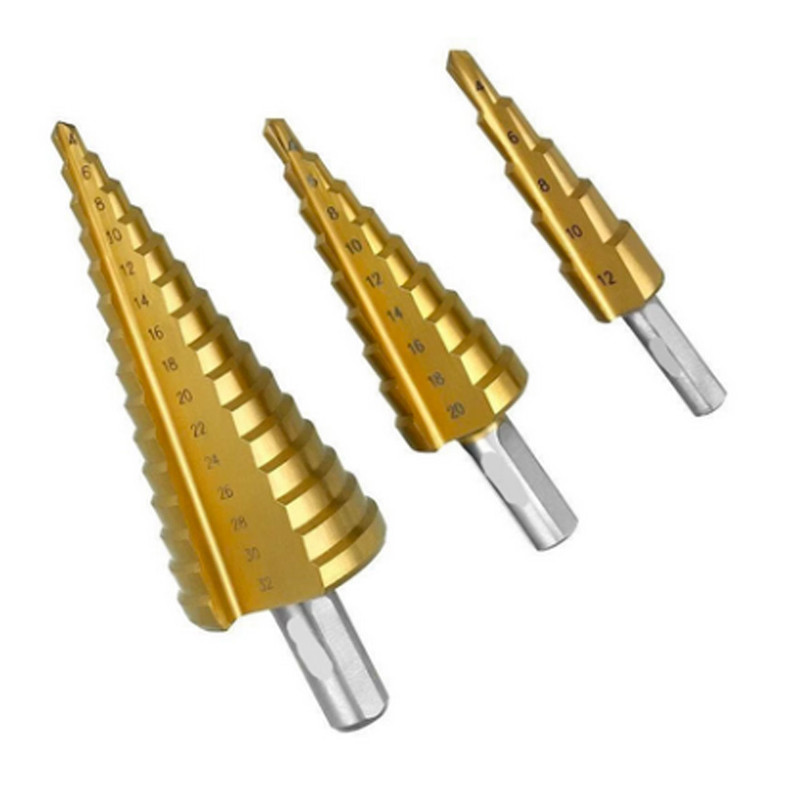 مته مخروطی مدل کاجی مجموعه 3 عددی