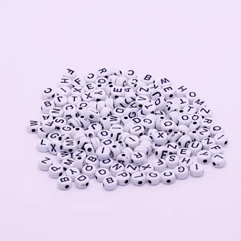 مهره دستبند مدل حروف انگلیسی کد kh255 بسته 168 عددی