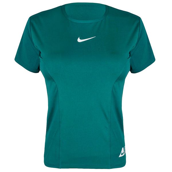 تی شرت ورزشی زنانه مدل 268023225 اسپندکس رنگ سبزآبی