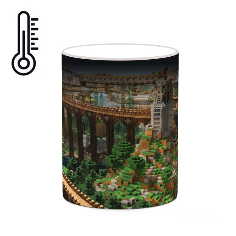ماگ حرارتی کاکتی طرح ماینکرافت minecraft مدل mgh41046